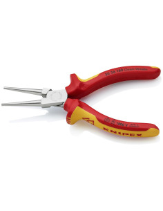 Knipex Клещи с дълъг объл връх, хромирани, VDE 1000V жълто-червена ръкохватка 160мм, - K3036160 - Цена | LEDs4economy 2
