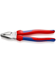 Knipex Комбинирани клещи усилени, хромирани, синьо-червена ръкохватка 225мм, - K0205225 - Цена | LEDs4economy