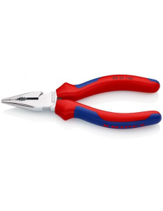 Knipex Комбинирани клещи с остър връх, хромирани, синьо-червена ръкохватка 145мм, - K0825145 - Цена | LEDs4economy