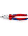 Knipex Комбинирани клещи, хромирани, синьо-червена ръкохватка 200мм, - K0305200 - Цена | LEDs4economy