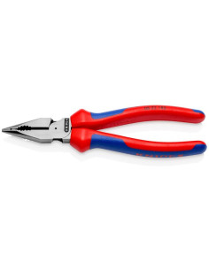 Knipex Комбинирани клещи с остър връх, синьо-червена ръкохватка 185мм, - K0822185 - Цена | LEDs4economy