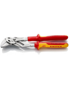 Knipex Клещи раздвижени, хромирани, VDE 1000V жълто-червена ръкохватка 250мм, - K8606250 - Цена | LEDs4economy