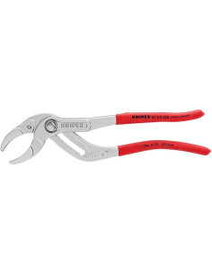 Knipex Клещи за сифони и ВиК връзки, хромирани, червена ръкохватка 250мм, - K8103250 - Цена | LEDs4economy