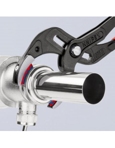 Knipex Клещи за сифони и ВиК връзки, с PVC челюсти, червена ръкохватка 250мм, - K8111250 - Цена | LEDs4economy 2