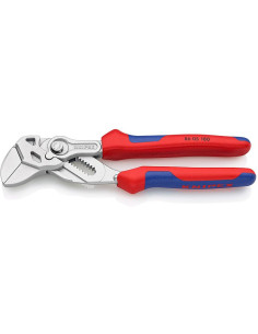 Knipex Клещи раздвижени, хромирани, синьо-червена ръкохватка 180мм, - K8605180 - Цена | LEDs4economy