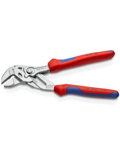 Knipex Клещи раздвижени, хромирани, синьо-червена ръкохватка 180мм, - K8605180 - Цена | LEDs4economy 2