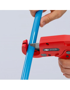 Knipex Инструмент за рязане на тръби, алуминиев, Ø6-35мм, червена ръкохватка 185мм, с отваряща пружина, - K9410185 - Цена | LEDs 2