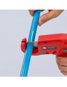 Knipex Инструмент за рязане на тръби, алуминиев, Ø6-35мм, червена ръкохватка 185мм, с отваряща пружина,  - K9410185 - 2