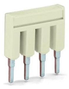 Wago Гребен 4 пина за редова клема 4мм2 за серия TOPJOB® S - 2004-404 - Цена | LEDs4economy