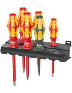 Wera Комплект отвертки, 2х шлиц, 2х PH и 2x квадрат, 16x/6 Kraftform VDE 1000V - W347777 - Цена | LEDs4economy