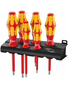 Wera Комплект отвертки, 4х шлиц и 2х PH, 16x/6 Kraftform VDE 1000V - W006145 - Цена | LEDs4economy