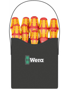 Wera Комплект отвертки, 4х шлиц, 2х PH, 2x PZ и 3x TX, 2go 100 Kraftform VDE 1000V - W004310 - Цена | LEDs4economy