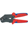 Knipex Клещи за кримпване на BNC конектори RG59, закалени, синьо-червена ръкохватка 195мм, с пружина,  - K975220