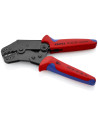 Knipex Клещи за кримпване на BNC конектори RG59, закалени, синьо-червена ръкохватка 195мм, с пружина,  - K975220 - 4