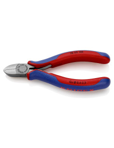 Knipex Клещи диагонални резачки, синьо-червена ръкохватка 125мм, с отваряща пружина, - K7622125 - Цена | LEDs4economy
