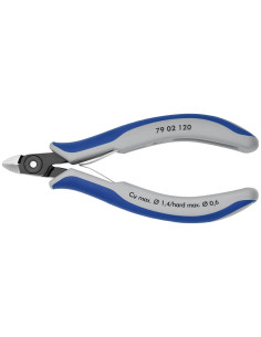 Knipex Клещи диагонални резачки, синьо-сива ръкохватка 120мм, с отваряща пружина, - K7902120 - Цена | LEDs4economy