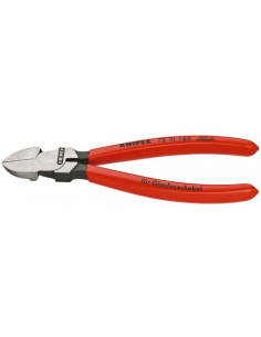 Knipex Клещи диагонални резачки за оптика, червена ръкохватка 160мм, с отваряща пружина, - K7251160 - Цена | LEDs4economy
