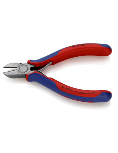 Knipex Клещи диагонални резачки с фаска, синьо-червена ръкохватка 125мм, с отваряща пружина, - K7612125 - Цена | LEDs4economy 2