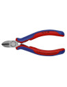 Knipex Клещи диагонални резачки с фаска, синьо-червена ръкохватка 125мм, с отваряща пружина,  - K7612125 - 4