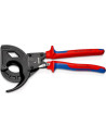 Knipex Ножици за рязане на кабел до 600мм2, синьо-червена ръкохватка 320мм, с отваряща пружина,  - K9532320 - 8