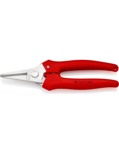 Knipex Ножици за рязане на оплетка, хромирани, червена ръкохватка 140мм, с отваряща пружина, - K9505140 - Цена | LEDs4economy 2