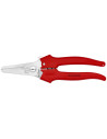 Knipex Ножици за рязане на оплетка, хромирани, червена ръкохватка 190мм, с отваряща пружина,  - K9505190 - 4