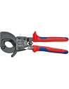 Knipex Ножици за рязане на кабел до 240мм2, синьо-червена ръкохватка 250мм, с отваряща пружина,  - K9531250 - 11