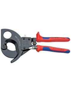 Knipex Ножици за рязане на кабел до 380мм2, синьо-червена ръкохватка 280мм, с отваряща пружина, - K9531280 - Цена | LEDs4economy