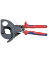 Knipex Ножици за рязане на кабел до 380мм2, синьо-червена ръкохватка 280мм, с отваряща пружина, - K9531280 - Цена | LEDs4economy