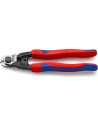 Knipex Ножици за рязане и кримпване на кабел до 10мм2, синьо-червена ръкохватка 190мм,  - K9562190 - 3