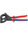 Knipex Ножици за рязане на кабел до 380мм2, синьо-червена ръкохватка 315мм, с отваряща пружина,  - K9532315A