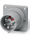 Scame Промишлен щепсел за панелен монтаж, фланец 75x75 3P+N+Е 32A IP44 серия Optima Reverse - 243.3297RV - Цена | LEDs4economy