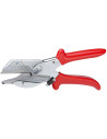 Knipex Ножици за гума, хромирани, червена ръкохватка 215мм, с фиксатор,  - K9435215 - 3