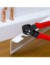 Knipex Перфоратор за ламарина, полиран, 16x32мм, червена ръкохватка 250мм, с отваряща пружина,  - K906116 - 3