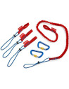 Knipex Комплект 1 бр. осигурително въже (K005001TBK), 3 бр. примки (K005002TBK) и 2 бр. карабинери (K005003TBK), - K005004TBK - 