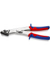 Knipex Ножици за ламарина, никелирани, синьо-червена ръкохватка 280мм, с фиксатор,  - K9055280 - 5