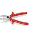 Knipex Ножици за рязане на кабел до 70мм2, хромирани, VDE 1000V гумирана червена ръкохватка 200мм,  - K9517200 - 2