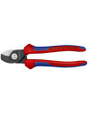 Knipex Ножици за рязане на кабел до 50мм2, синьо-червена ръкохватка 165мм,  - K9512165 - 3