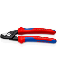 Knipex Ножици за рязане на кабел до 50мм2 StepCut, синьо-червена ръкохватка 160мм, - K9512160 - Цена | LEDs4economy