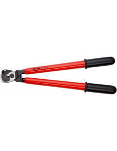 Knipex Ножици за рязане на кабел до 150мм2, хромирани, VDE 1000V гумирана червена ръкохватка 500мм, - K9517500 - Цена | LEDs4eco 2