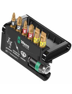 Wera Комплект 6х бита и държач 889/4/1 K, Bit-Check 7 Diamond - W057416 - Цена | LEDs4economy