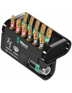 Wera Комплект 11х бита и държач 889/4/1, Bit-Check 12 Diamond - W057421 - Цена | LEDs4economy