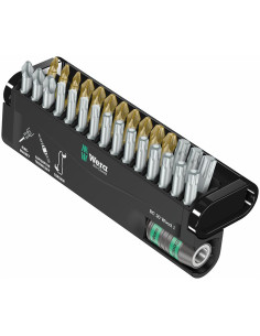Wera Комплект 29х бита и държач 887/4 RR, Bit-Check 30 Wood - W057433 - Цена | LEDs4economy