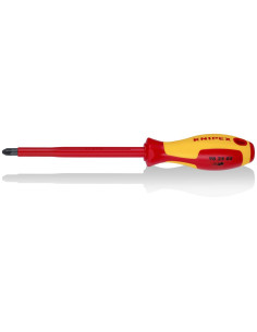 Knipex Отвертка PZ 3, VDE 1000V жълто-червена ръкохватка 270мм, - K982503 - Цена | LEDs4economy