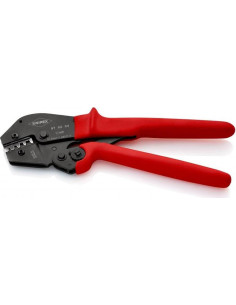 Knipex Клещи за кримпване на кабелни накрайници 0.1-2.5мм2 неизолирани, закалени, синьо-червена ръкохватка 250мм, с пружина, - - 2