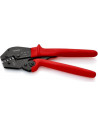 Knipex Клещи за кримпване на кабелни накрайници 0.1-2.5мм2 неизолирани, закалени, синьо-червена ръкохватка 250мм, с пружина,  -  - 2
