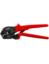 Knipex Клещи за кримпване на кабелни накрайници 6-16мм2 двойни изолирани, закалени, синьо-червена ръкохватка 250мм, с пружина,  