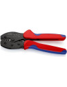 Knipex Клещи за кримпване на кабелни накрайници 0.1-2.5мм2 неизолирани, закалени, синьо-червена ръкохватка 220мм, с пружина,  -  - 2
