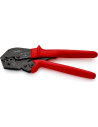 Knipex Клещи за кримпване на кабелни накрайници 0.5-6мм2 изолирани, закалени, синьо-червена ръкохватка 250мм, с пружина,  - K975 - 4