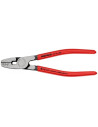 Knipex Клещи за кримпване на кабелни накрайници 0.5-6мм2, червена ръкохватка 180мм,  - K9781180 - 2